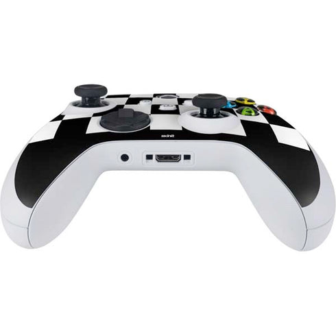 Checkerboard Split Xbox Series S Controller Skin